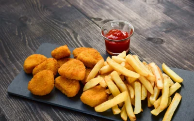 Nuggets con Papas